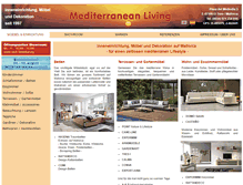 Tablet Screenshot of mediterranean-living.info